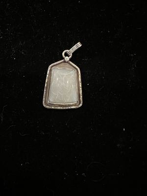 PA Ethiopian Opal Square Sterling Pendant