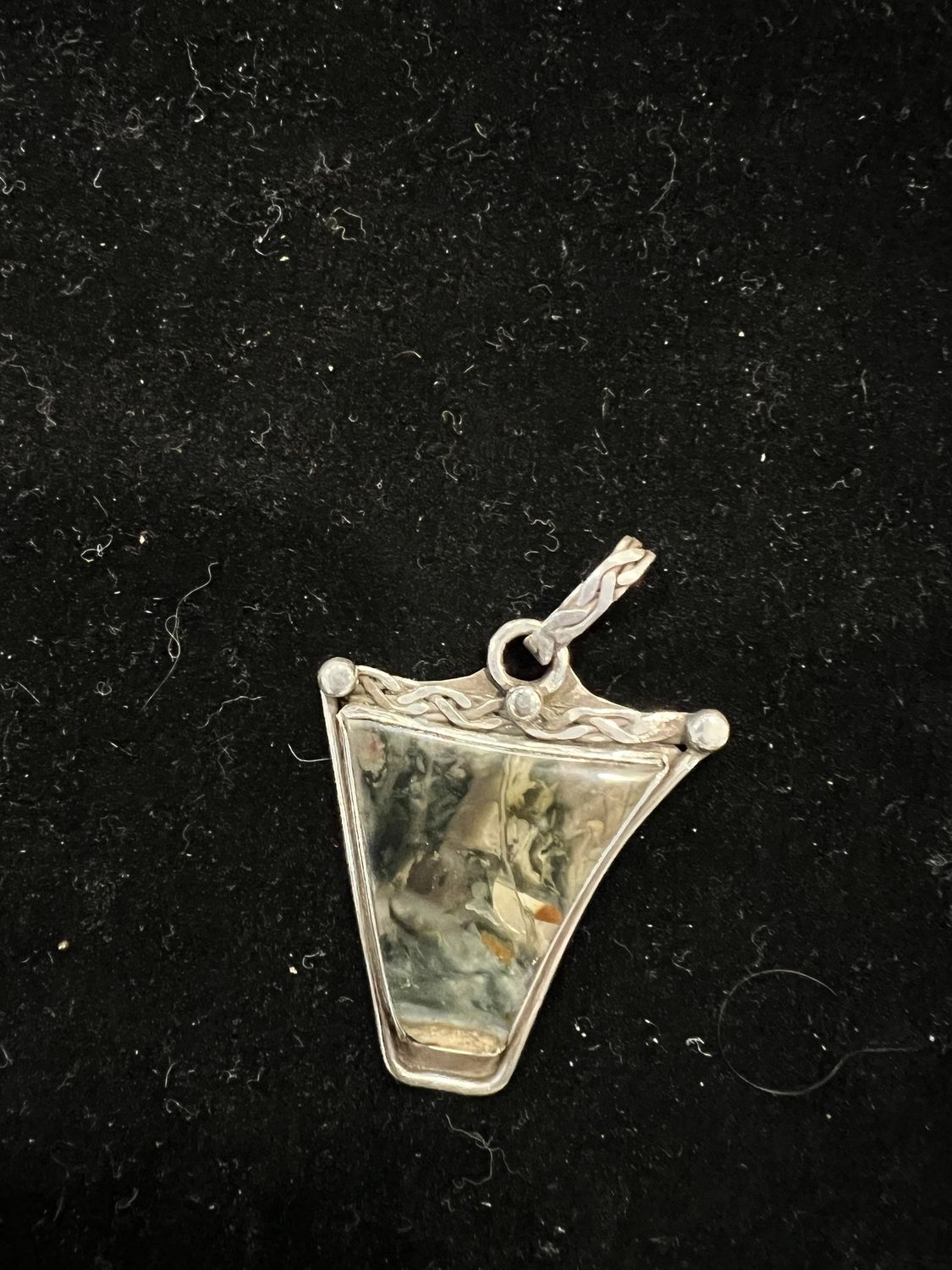 PA Morrisonite Trapezoid Pendant
