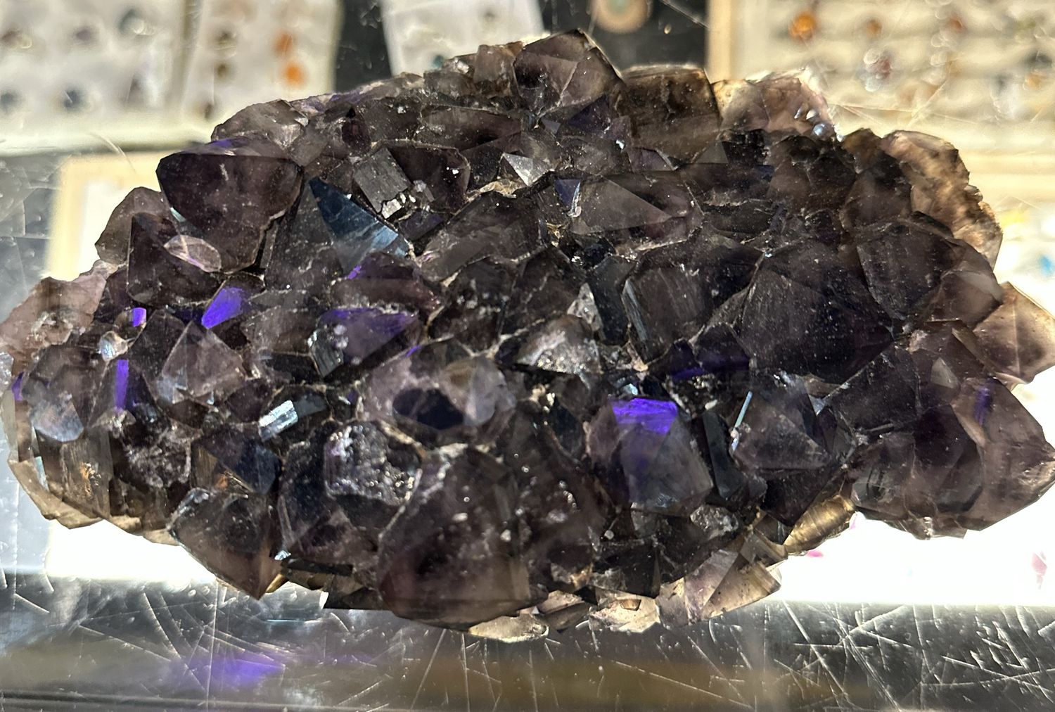 Smoky Amethyst Quartz Cluster | Australia 900g