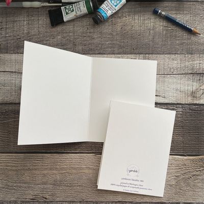 Cozy Holiday Card - Watercolor Christmas Card