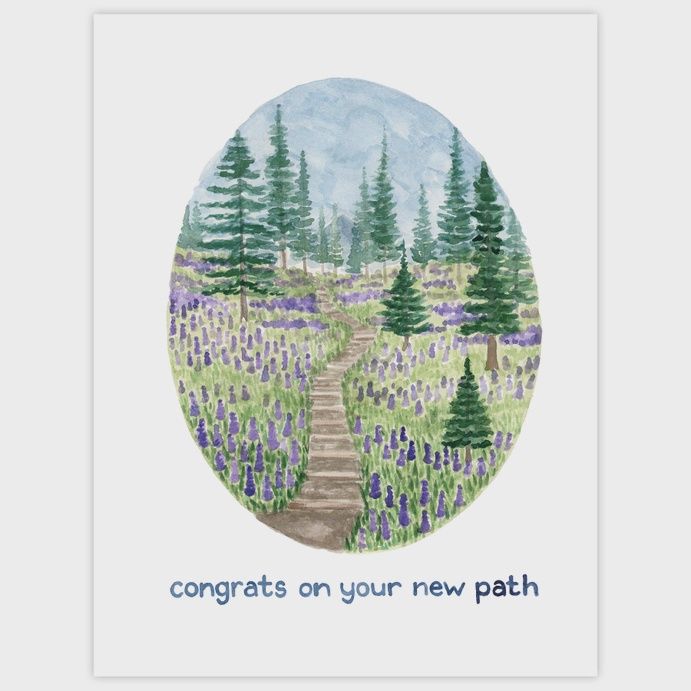 New Path Congratulations Card - Retirement Card