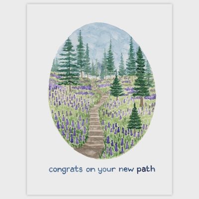 New Path Congratulations Card - Retirement Card