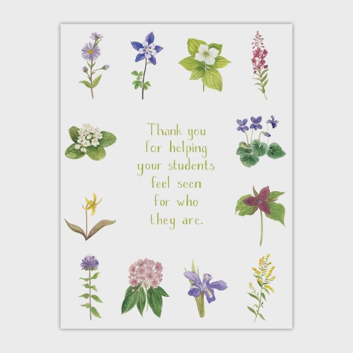 Teacher Appreciation Card - Back To School Greeting Card