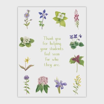 Teacher Appreciation Card - Back To School Greeting Card