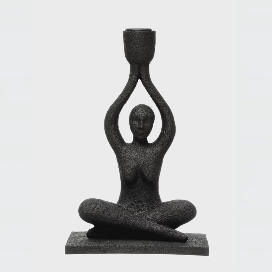 Sitting Yoga Pose Sphere Holder