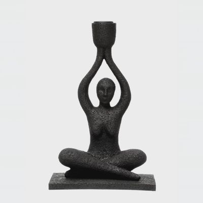 Sitting Yoga Pose Sphere Holder