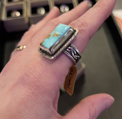 PA Turquoise Sterling Ring