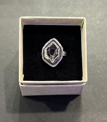 PA Diamond Quartz Sterling Ring