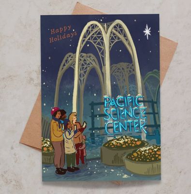 Seattle Pacific Science Center Holiday Greeting Card