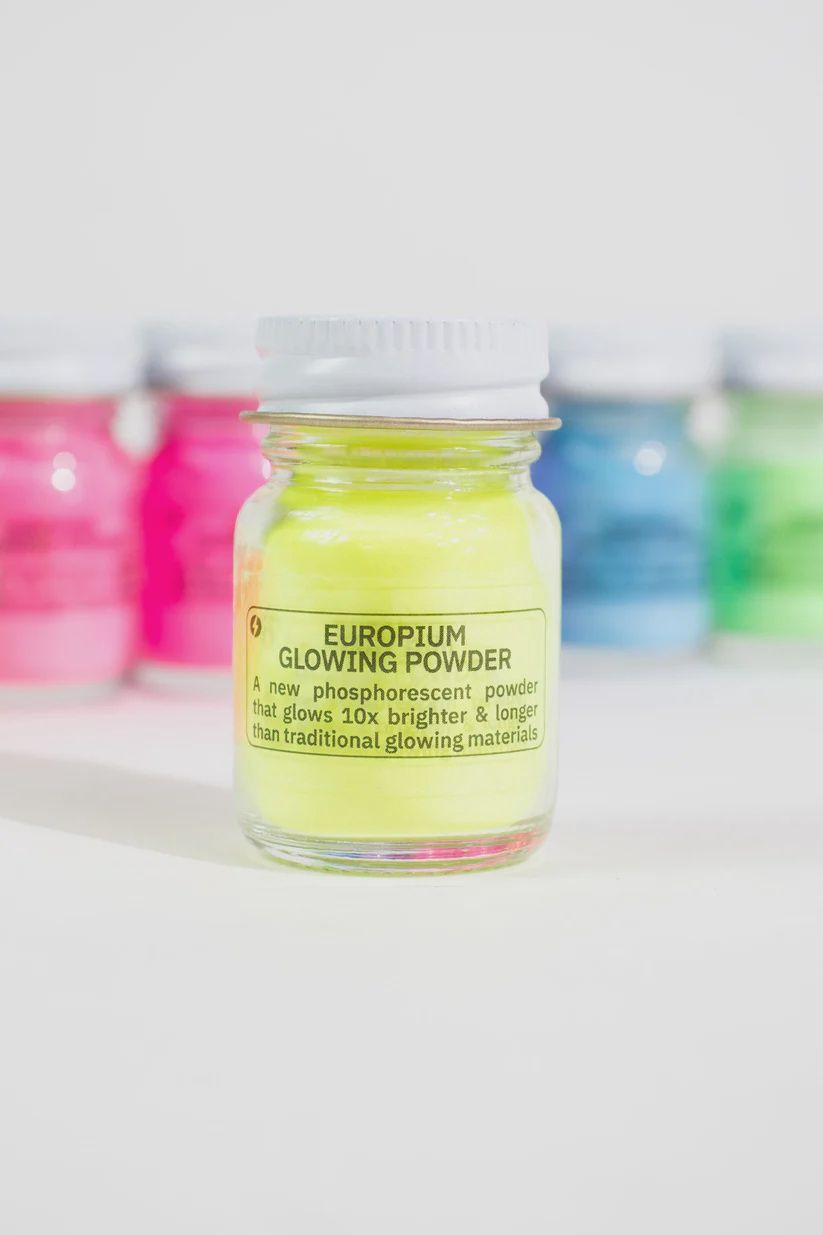 Europium Glow Powder, Type: Firefly Green