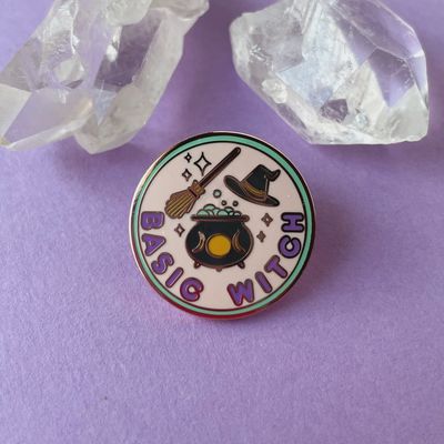 Basic Witch Enamel Pin