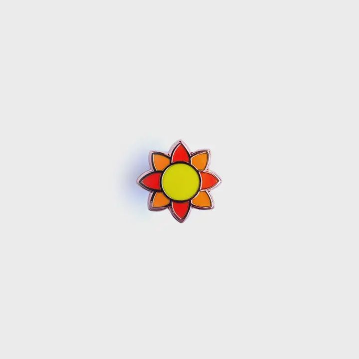 Sun Chart Mini Pin