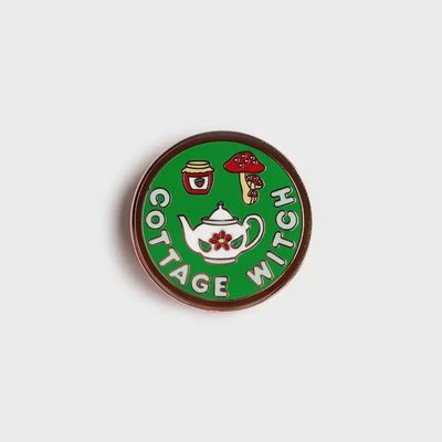 Cottage Witch Enamel Pin