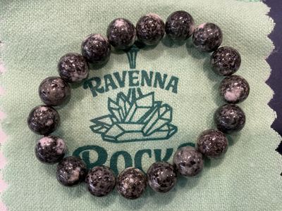 10mm Preseli Bluestone Beaded Stretch Bracelet
