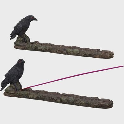 Crow Incense Holder Ashcatcher