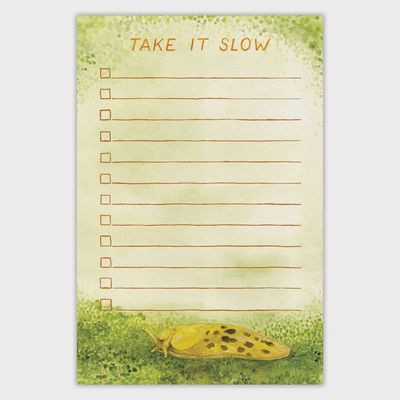 Banana Slug Take It Slow - Notepad - To Do List