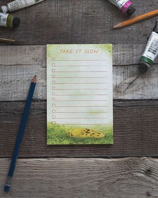 Banana Slug Take It Slow - Notepad - To Do List