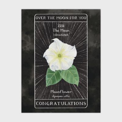 Tarot Congratulations Card - Over The Moon For You Card