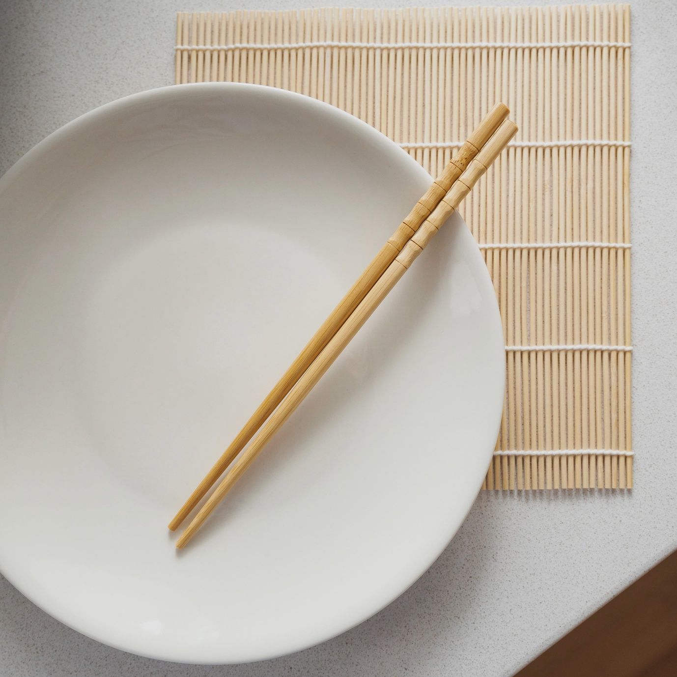 Bamboo Chopsticks Set, Style: Natural