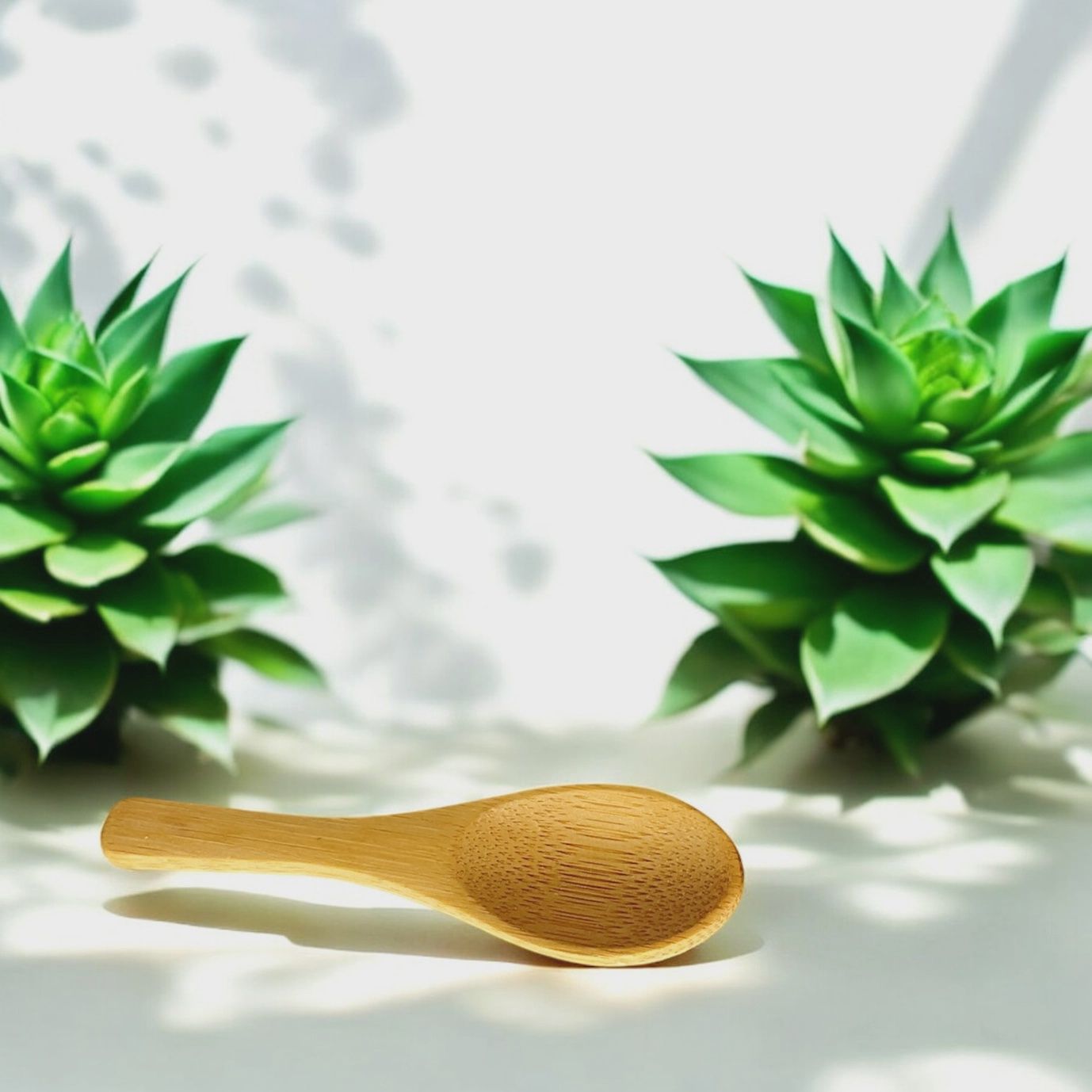 Mini Bamboo Body Scrub Paddle Spoon