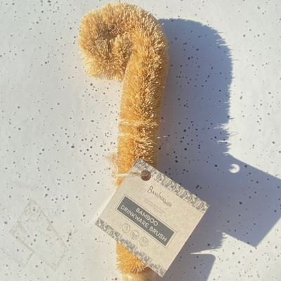 XL Natural Bamboo Drinkware Brush