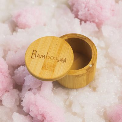 Bamboo Bath Salt Storage Container