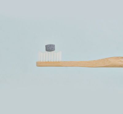 Fluoride-Free Toothpaste Tablets | Charcoal Mint (by oz)