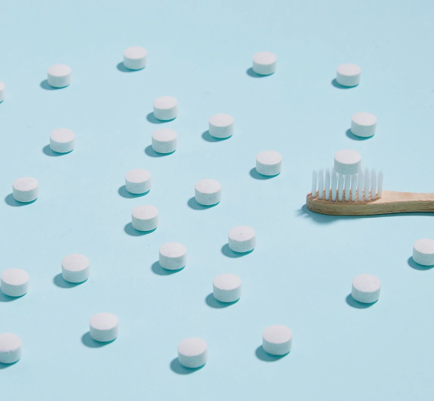 Fluoride-Free Toothpaste Tablets | Peppermint (by oz)