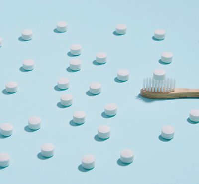 Fluoride-Free Toothpaste Tablets | Peppermint (by oz)