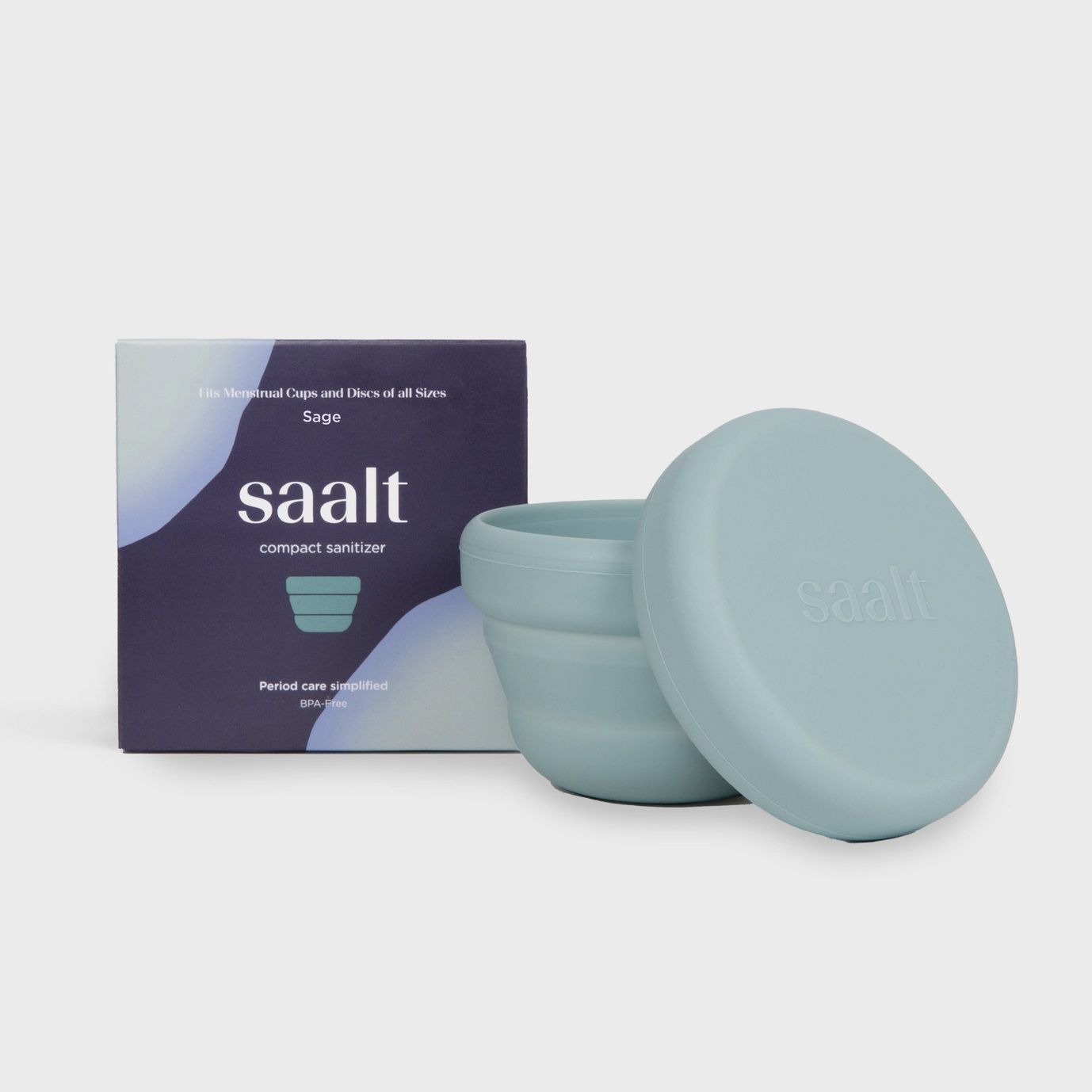 Saalt Compact Sanitizer | Sage