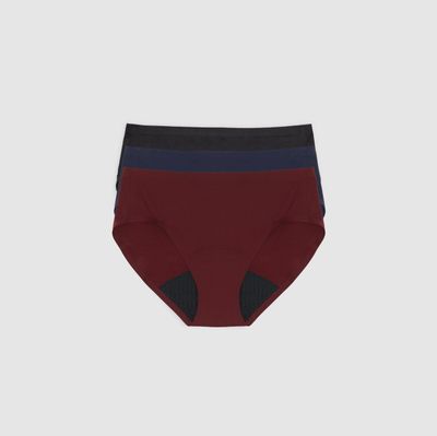Leakproof Seamless Brief - Super | Crimson Rose