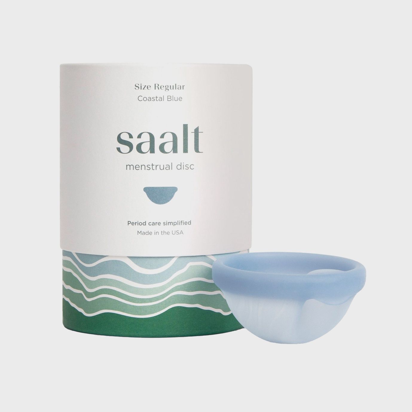 Saalt Menstrual Disc | Coastal Blue (Regular)