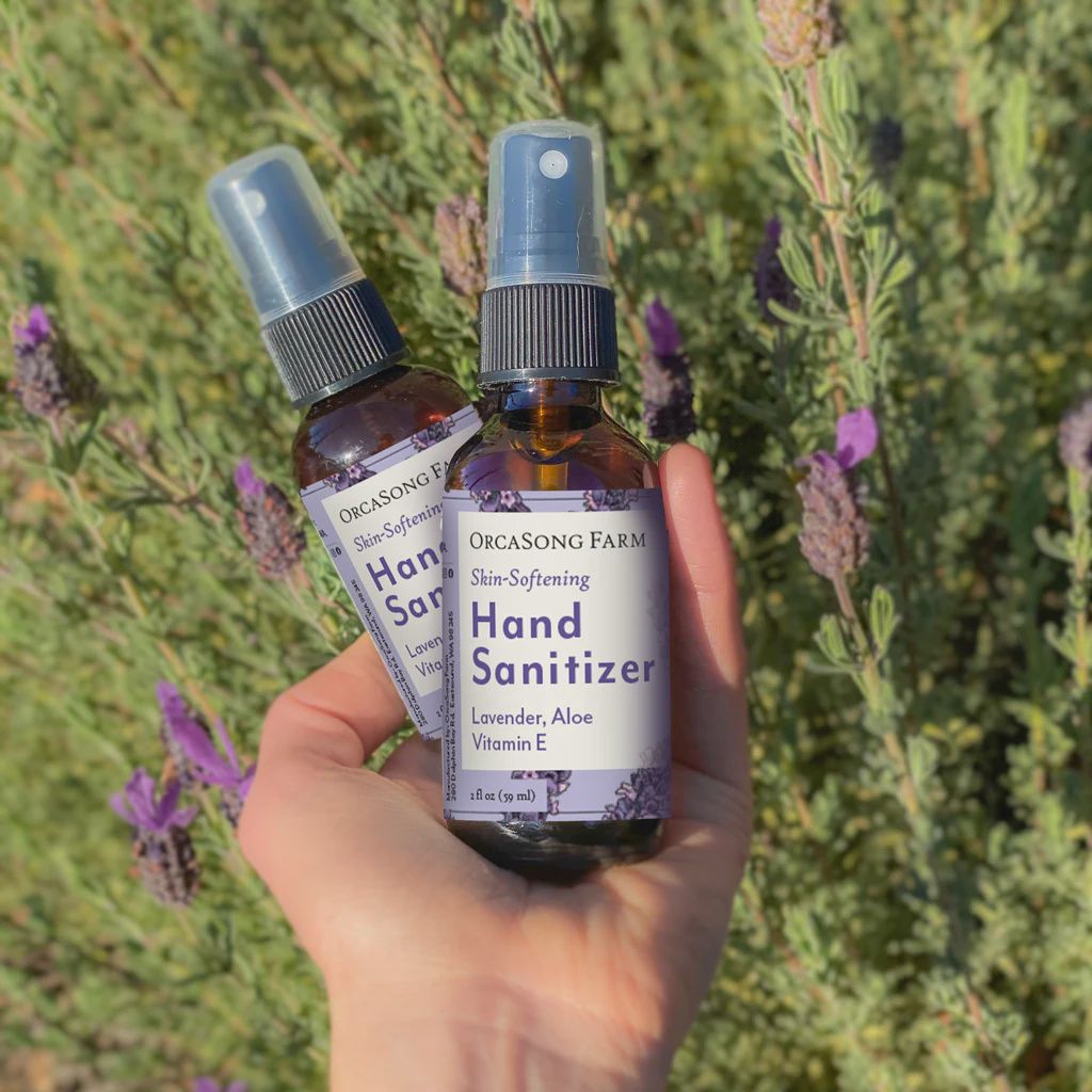2oz Hand Sanitizer in Glass Spray Bottle