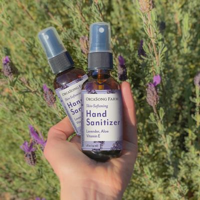 2oz Hand Sanitizer in Glass Spray Bottle
