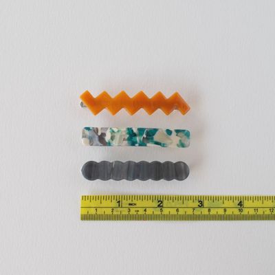 Cellulose Acetate Alice Hair Slides Set