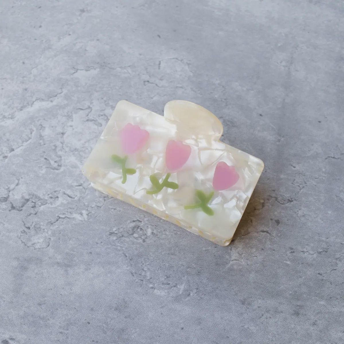 Cellulose Acetate Beyond the Tulip Hair Claw Clip | Pink