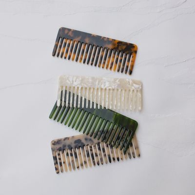 Cellulose Acetate Classic Rectangle Hair Comb