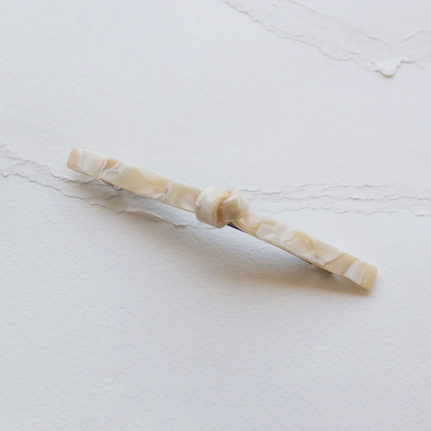 Cellulose Acetate French Twist Hair Barrettes, Type: Taupe Mix