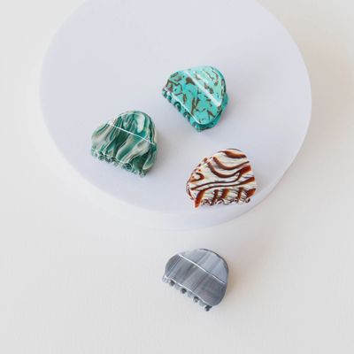 Cellulose Acetate Gemstones Hair Claw Clip