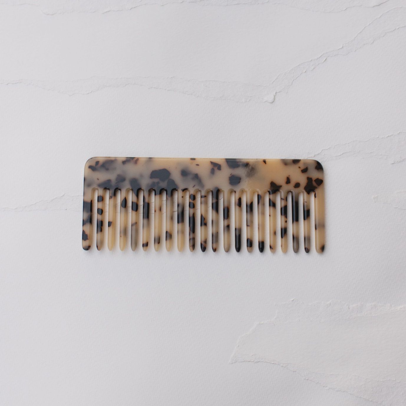 Cellulose Acetate Classic Rectangle Hair Comb, Type: Cookie Mix