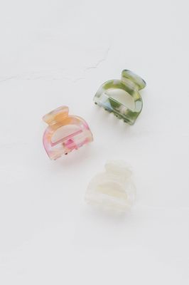 Cellulose Acetate Pouch Hair Claw Clip