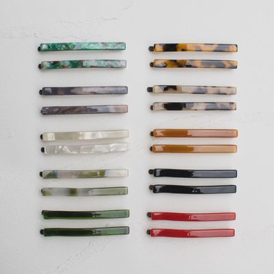 Cellulose Acetate Simple Hair Bobby Pin Set