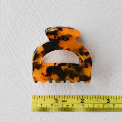 Cellulose Acetate Pouch Hair Claw Clip