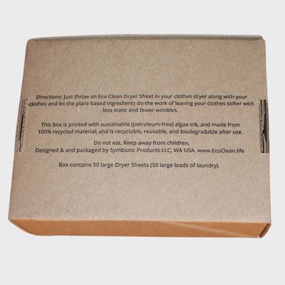 Symbiotic Eco Clean Dryer Sheets (50 count)