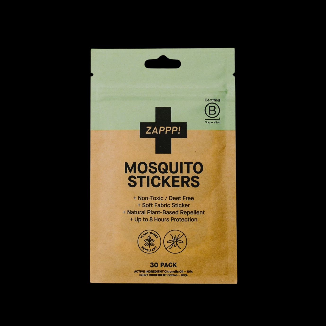 ZAPPP! Mosquito Stickers - 30 stickers per pack