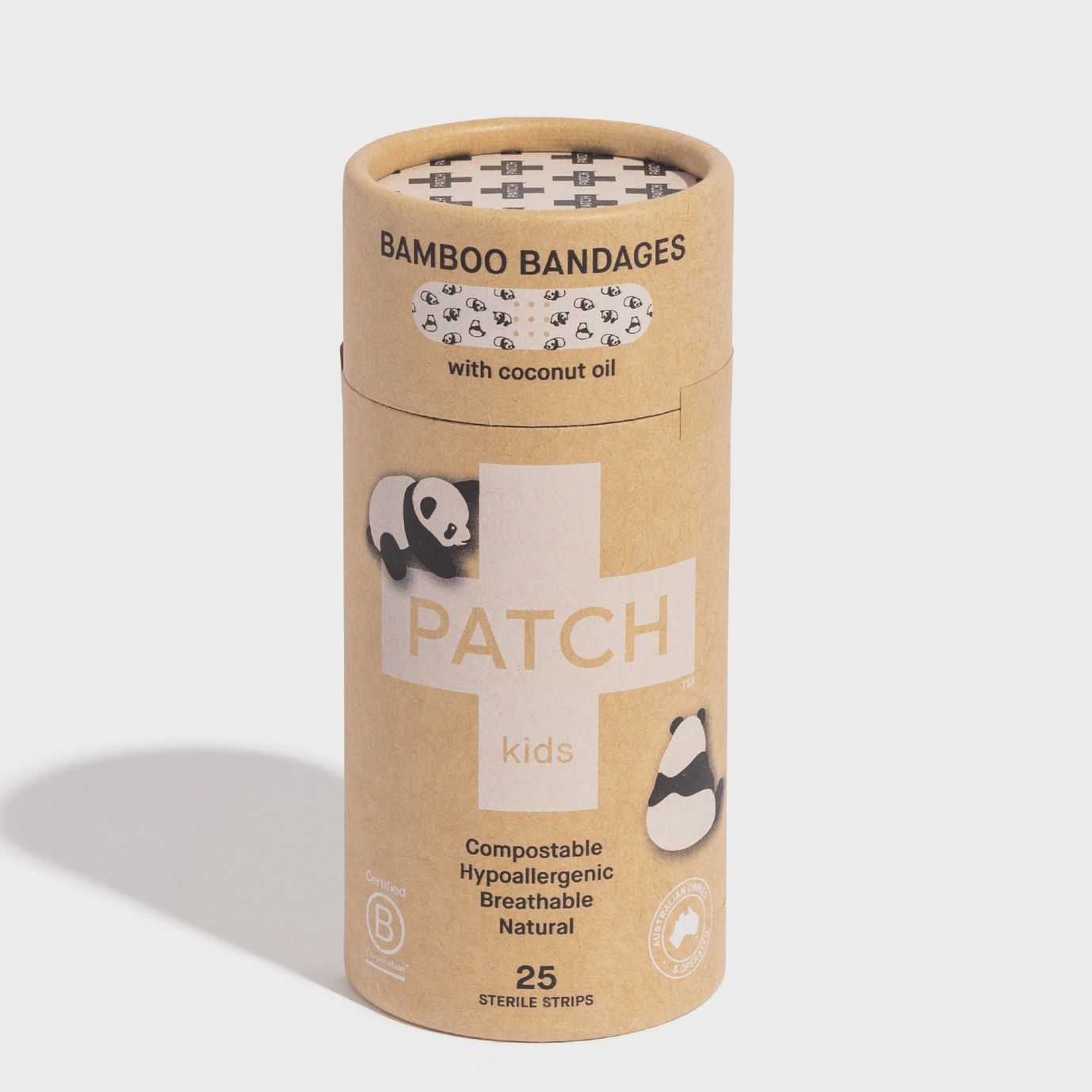 PATCH Panda Coconut Oil Bandages (25 pack)