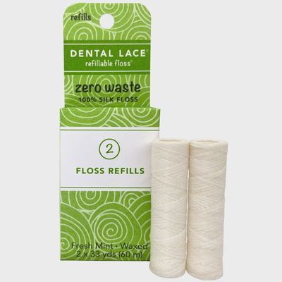 Dental Lace Silk Floss Refill Units (2x 33 yd)