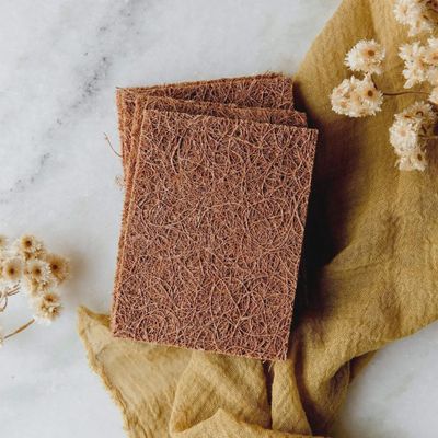 Biodegradable Coconut Kitchen Scourers- 5 Pack