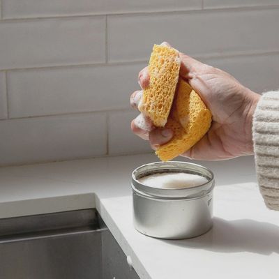 Suds &amp; Co Organic Plastic-Free Dish Soap Bar in Tin