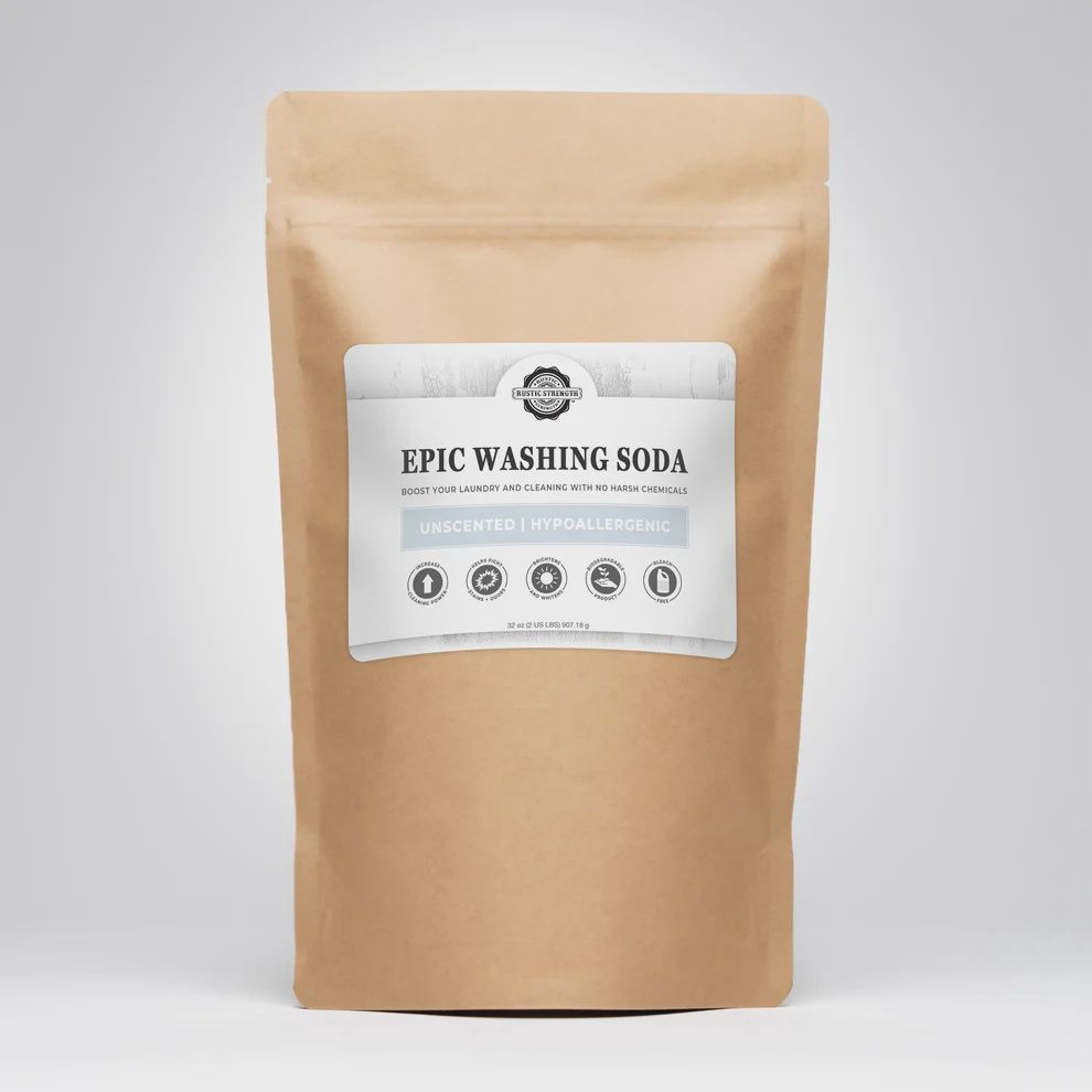 Rustic Strength Epic Washing Soda - Unscented (by oz)